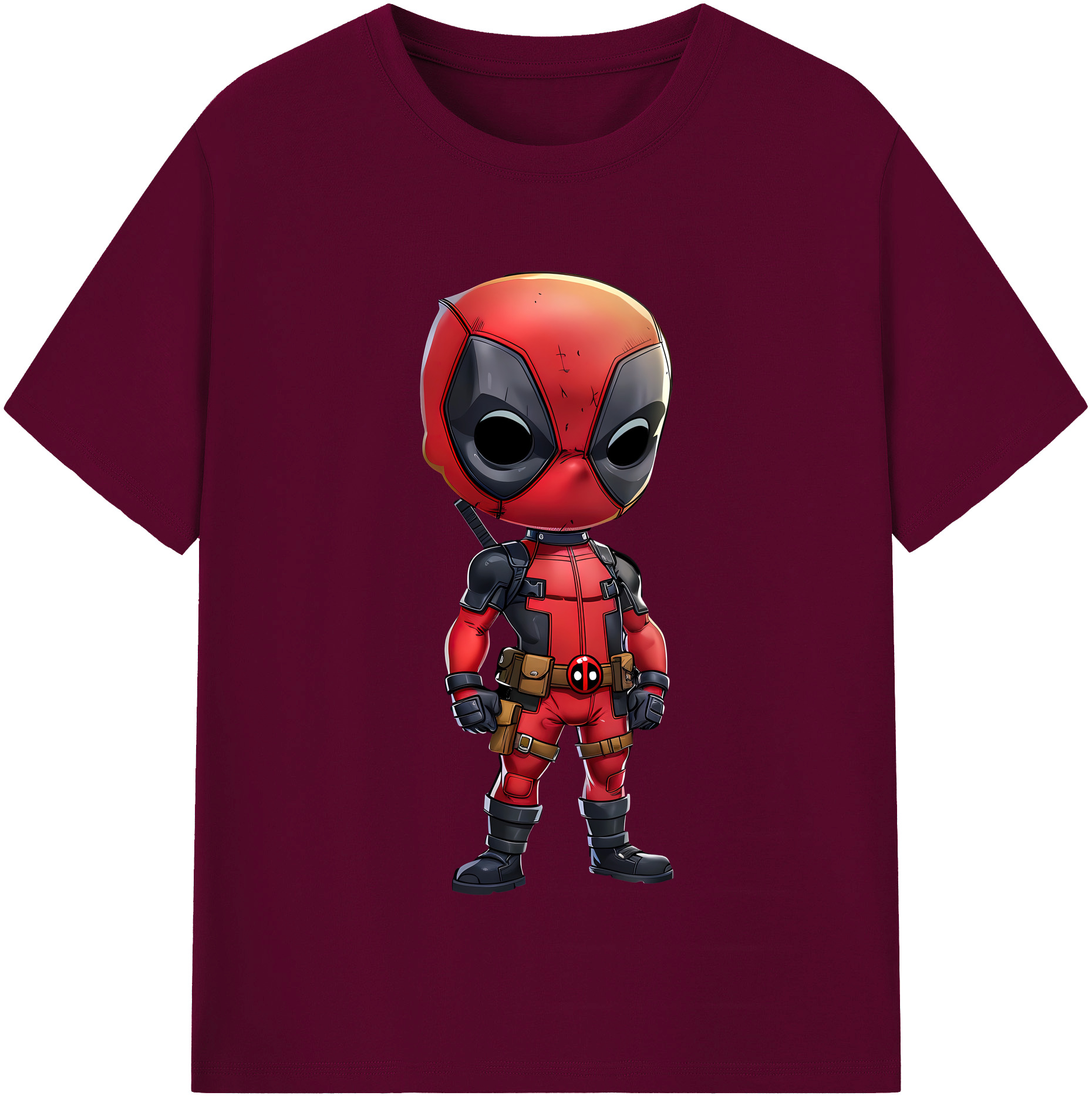 （画像用） Deadpool デッドプール レディースカジュアルプリントTシャツ（綿100％）